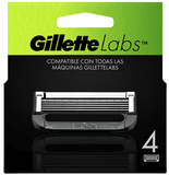 Gillette Labs náhradní hlavice 4kusy | Ms-cosmetic.cz