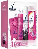 Rexona For Women Orchid Fresh dárková kazeta s ručníkem 3ks | Ms-cosmetic.cz
