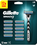 Gillette pánský holicí stroje Mach3 + 12 ks hlavic | Ms-cosmetic.cz