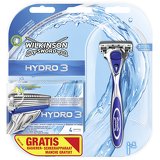 Wilkinson Sword Hydro 3 strojek + žiletky 4ks | Ms-cosmetic.cz