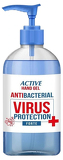 Antibakterialni gely a Respirátory ACTIVE VIRUS antibacteriální gel na ruce 400ml | Ms-cosmetic.cz
