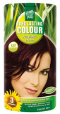 HennaPlus barvy na vlasy LLC Dlouhotrvající barva červeně fialová hnědá 4.67 100 ml | Ms-cosmetic.cz