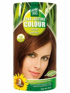 HennaPlus-barvy na vlasy LLC Dlouhotrvající barva na vlasy Indiánské Léto 5.4 100ml | Ms-Cosmetic.cz