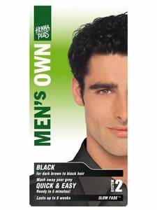 HennaPlus-barvy na vlasy HennaPlus přírodní barva na vlasy pro muže Men Own černá 1 80ml | Ms-Cosmetic.cz